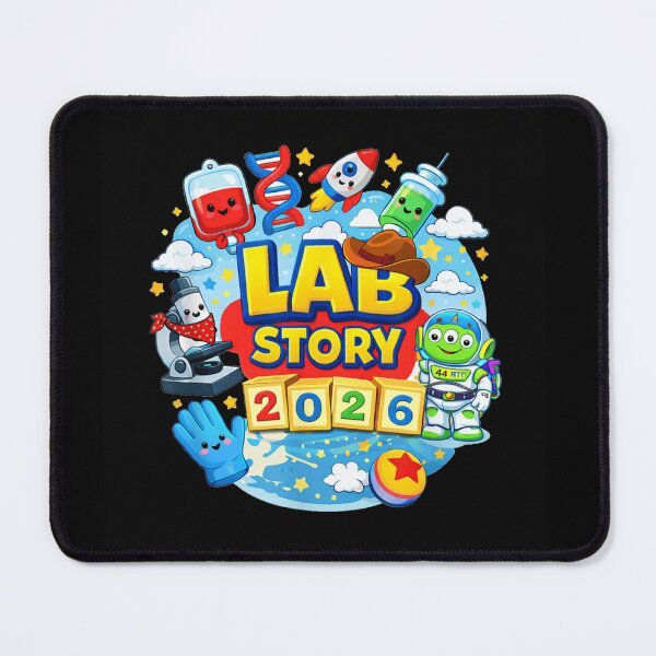 Item preview, Cute Science Lab Story 2026 Astronaut Alien and Laboratory Equipment Sticker designed and sold by DaphoLatara.