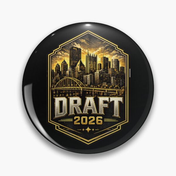 Item preview, Pittsburgh Football Draft 2026 City Skyline Sports Fan Commemorative Design designed and sold by DaphoLatara.