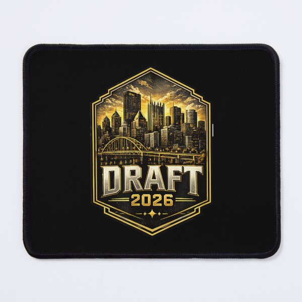Item preview, Pittsburgh Football Draft 2026 City Skyline Sports Fan Commemorative Design designed and sold by DaphoLatara.