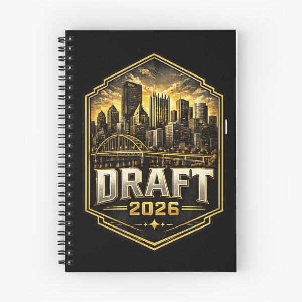 Item preview, Pittsburgh Football Draft 2026 City Skyline Sports Fan Commemorative Design designed and sold by DaphoLatara.