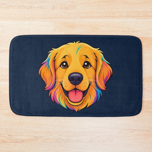 Item preview, Golden Retriever Dog Breed Pop Art Face Design – Colorful Garfield Style Cute Dog Portrait designed and sold by ArtivaNest.