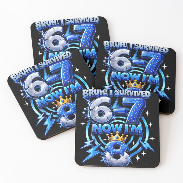 Item preview, Bruh I Survived 6 To 7 Now I Am 8 Birthday Boy designed and sold by LittleNhutton.