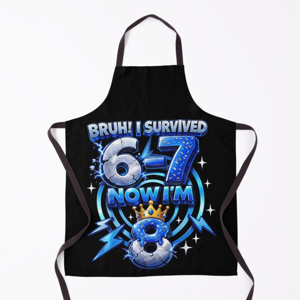 Item preview, Bruh I Survived 6 To 7 Now I Am 8 Birthday Boy designed and sold by LittleNhutton.