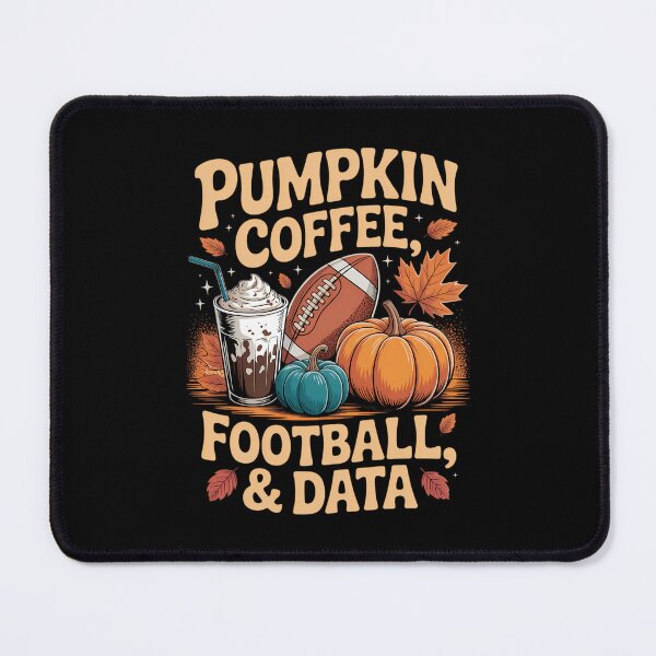 Item preview, Pumpkin Coffee Football Fall Data Behavior Analyst Autumn  designed and sold by TrinaEspinoza.