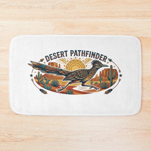 Item preview, Desert Pathfinder Roadrunner | Southwestern Tribal Art & Nature Illustration designed and sold by Wear Sculpt.