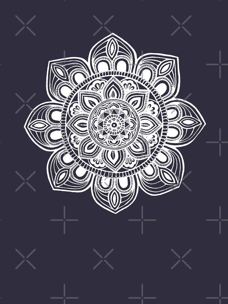 White Mural Mandala - Art&Deco By Natasha by ArtDecoNatasha