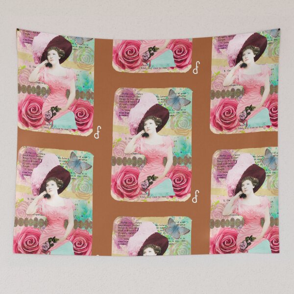 Item preview, The Lady in the Wide-Brimmed Hat designed and sold by artbydonyale.