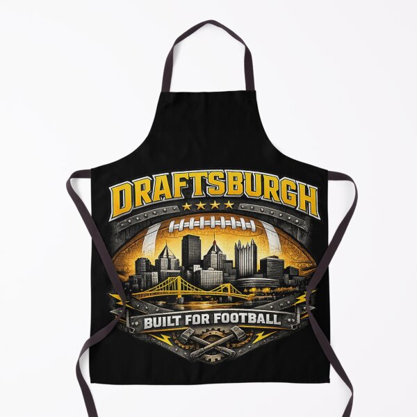 Item preview, Draftsburgh Built For Football Pittsburgh Skyline American Football Fan Apparel Art designed and sold by LittleNhutton.