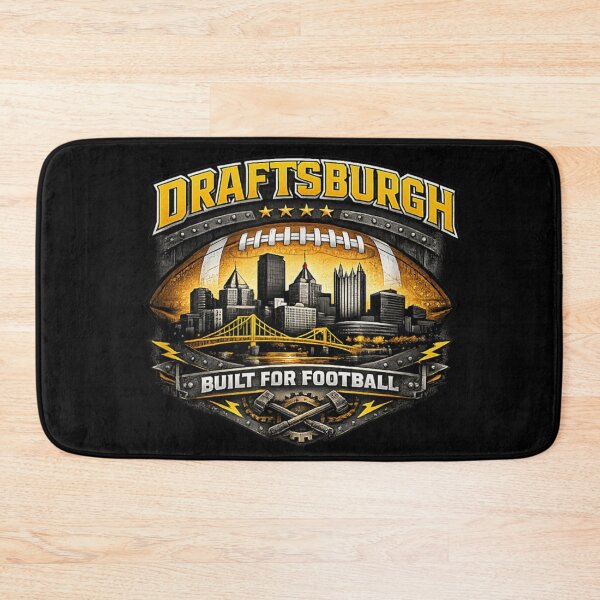 Item preview, Draftsburgh Built For Football Pittsburgh Skyline American Football Fan Apparel Art designed and sold by LittleNhutton.
