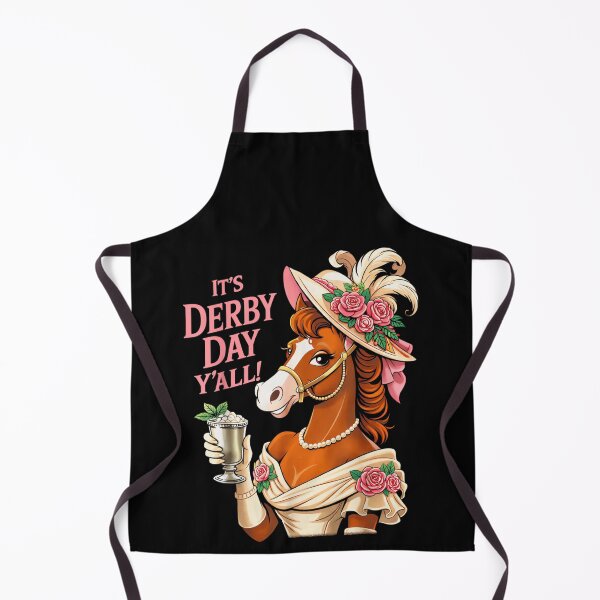 Item preview, It Is Derby Day Yall Elegant Lady Horse In Floral Hat Art designed and sold by LittleNhutton.