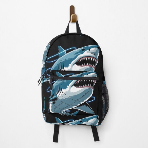 Item preview, Cyberpunk Shark Mech T-Shirt | Futuristic Submarine Great White designed and sold by DmaarGroup.