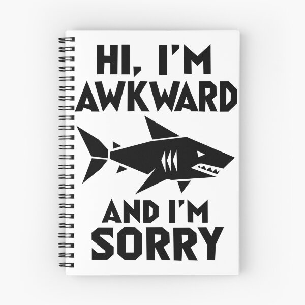 Item preview, I’m Awkward Shark designed and sold by quibrak.