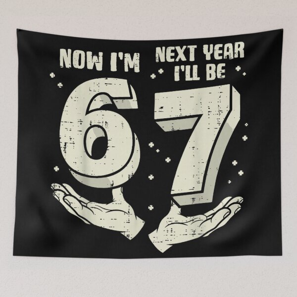 Item preview, Now I Am 66 Next Year I Will Be 67 Funny Birthday designed and sold by LittleNhutton.