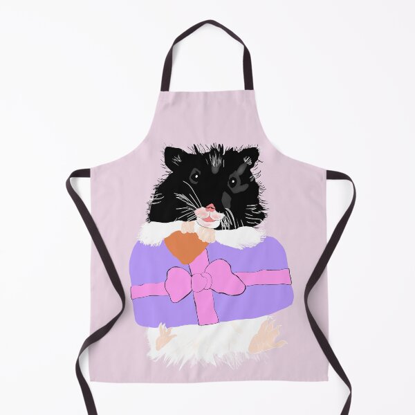 Item preview, Baby Hamster Adorable Fluffy Hamster with Carrot on Gift Box, Cute Kawaii Pet Illustration designed and sold by Najomiartstudio.