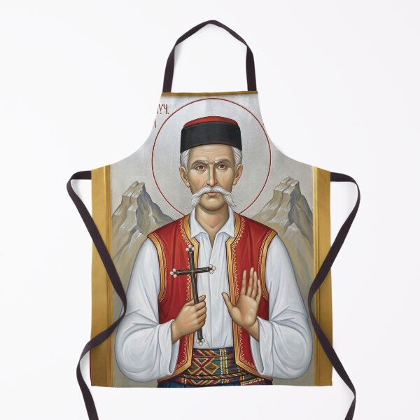 Item preview, Holy New Martyr Vukasin Klepacki and Jasenovac Orthodox icon designed and sold by ikonesrb.