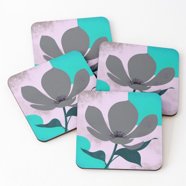 Item preview, Modern Olive & Pink Abstract Floral Illustration designed and sold by joycrysstudio.