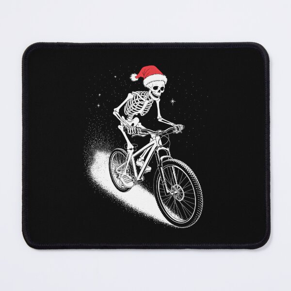 Item preview, Santa Skeleton BMX Cyclists Boys Kids Christmas Xmas Pajama designed and sold by TrinaEspinoza.