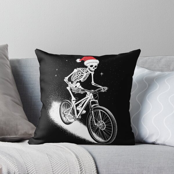 Item preview, Santa Skeleton BMX Cyclists Boys Kids Christmas Xmas Pajama designed and sold by TrinaEspinoza.