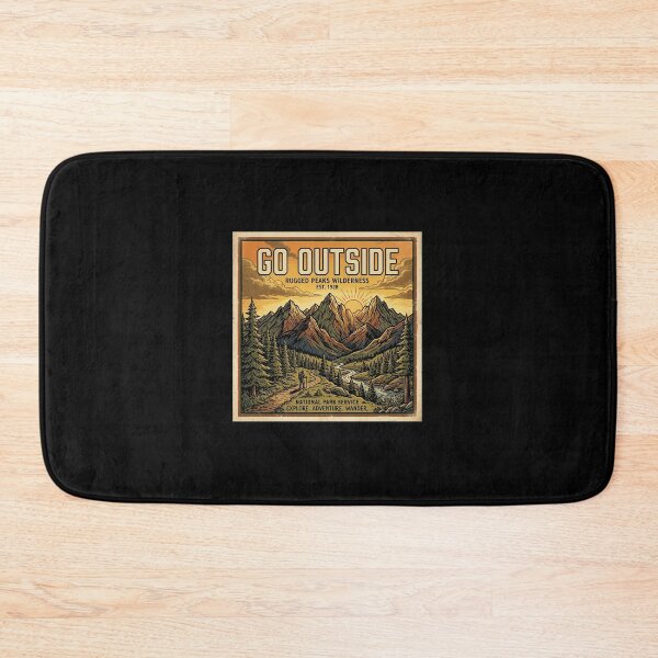 Item preview, Vintage National Park Mountain Range Go Outside designed and sold by ryanguas.