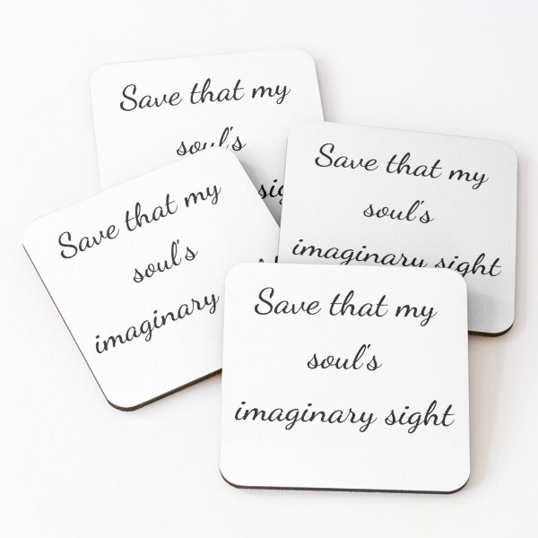 Item preview, "Save that my soul's imaginary sight" - handwriting black designed and sold by ariksworld.