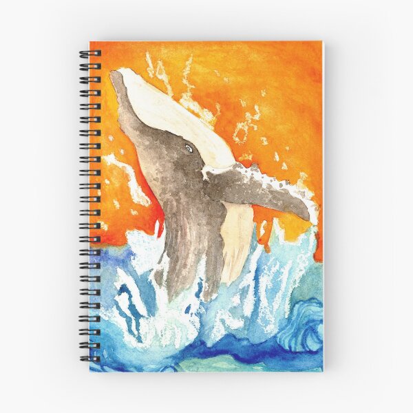 Item preview, Breaching Whale designed and sold by div-div-div.