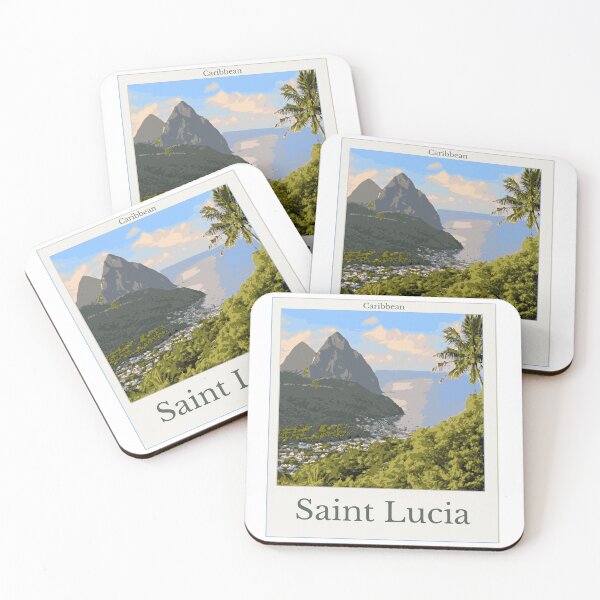 Item preview, Saint Lucia designed and sold by JunaForYou.