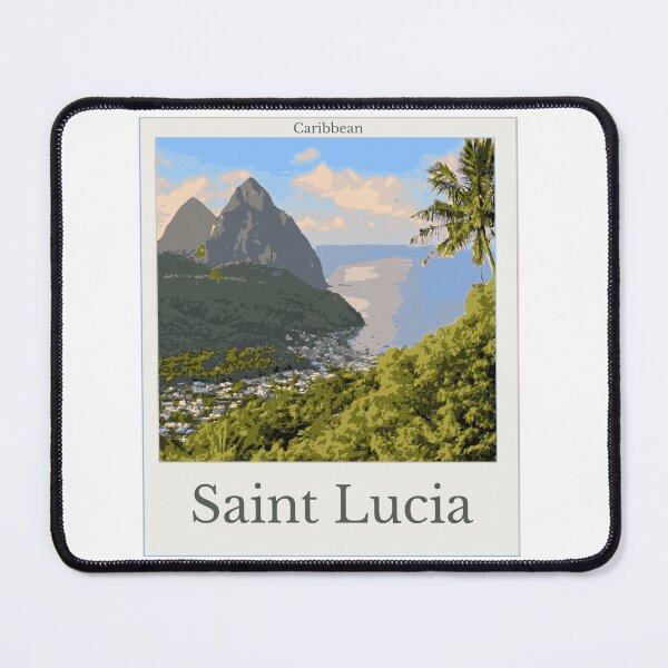 Item preview, Saint Lucia designed and sold by JunaForYou.
