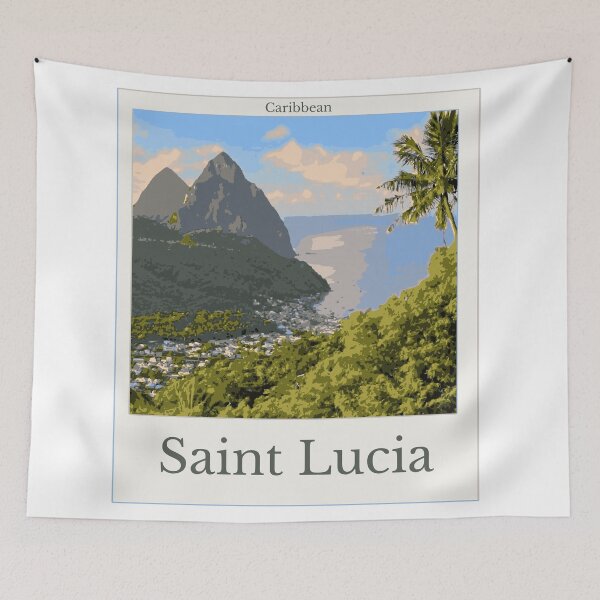 Item preview, Saint Lucia designed and sold by JunaForYou.