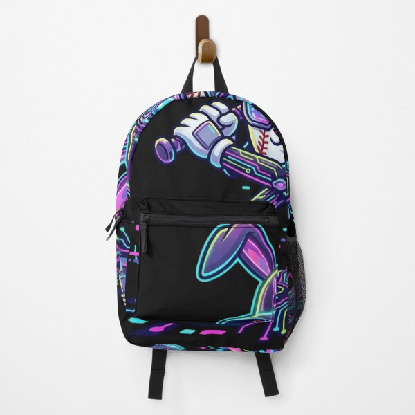 Item preview, Neon Cyber Bunny Baseball Batter designed and sold by anhemdori2022.