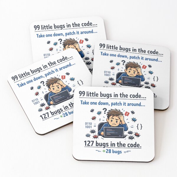 Item preview, 99 Bugs in the Code Funny Programmer designed and sold by CoolTShirtDesign.
