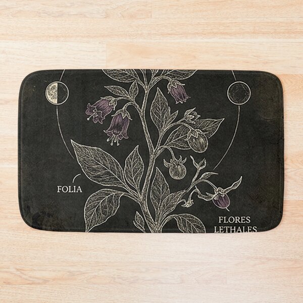 Item preview, Vintage Belladonna Botanical Moon Phase Illustration designed and sold by rygenr8.