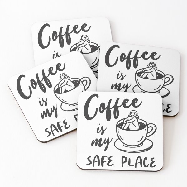 Item preview, Coffee is my safe place designed and sold by All That Jazz Store.