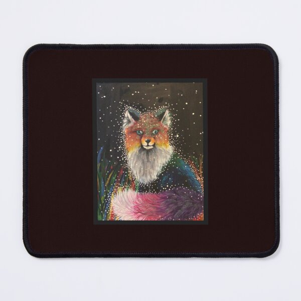 Item preview, Rainbow magical enchanted fox designed and sold by Crystalgirlwolf.