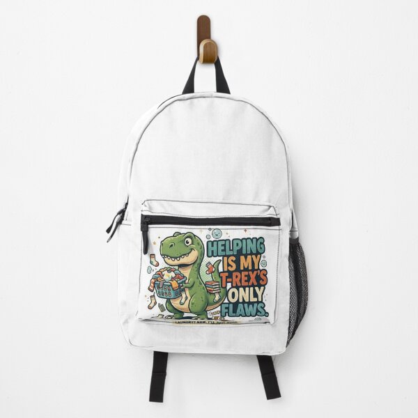 Item preview, Funny T-Rex Laundry Meme | Helping is My Only Flaw Dinosaur  designed and sold by Wear Sculpt.