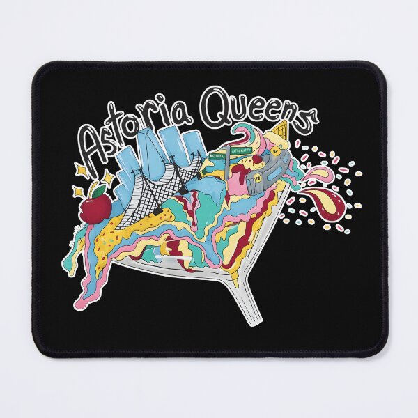 Item preview, Astoria Queens Map Art designed and sold by CrossKateOne.