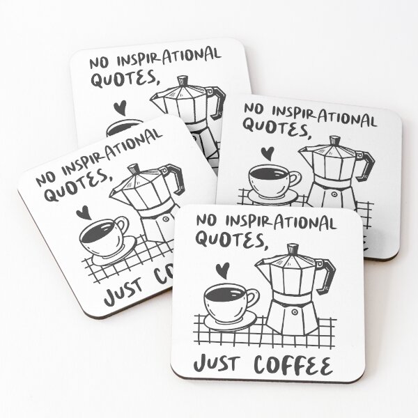 Item preview, Just coffee artwork designed and sold by All That Jazz Store.