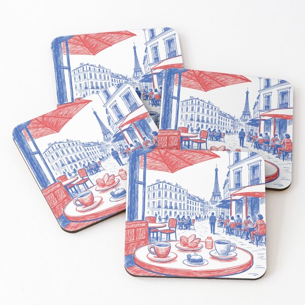 Item preview, Parisian Café Life designed and sold by Tablotique.