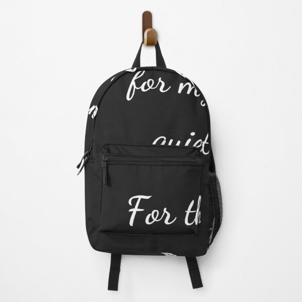 Item preview, "For thee, and for myself, no quiet find." - handwriting white designed and sold by ariksworld.