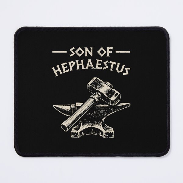 Item preview, Son of Greek God Hephaestus Blacksmith Hammer designed and sold by MehMerchTees.