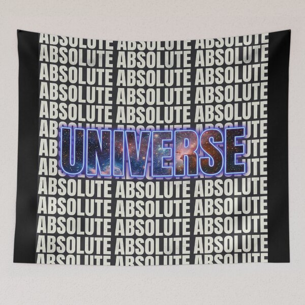Item preview, Absolute Universe Grid Typography – Bold Modern Text & Galaxy Core Design designed and sold by ArtsyExplorer.