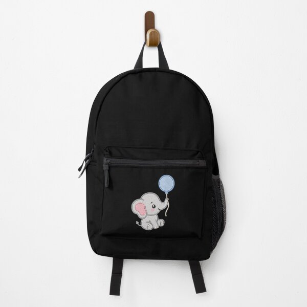 Item preview, Cute Baby Elephant with Balloon | Minimal Line Art Kawaii Design designed and sold by ColorSplash123.