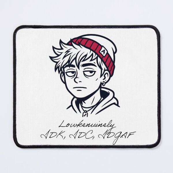 Item preview, Lowkenuinely - idk idc idgaf designed and sold by Drishya-Designs.