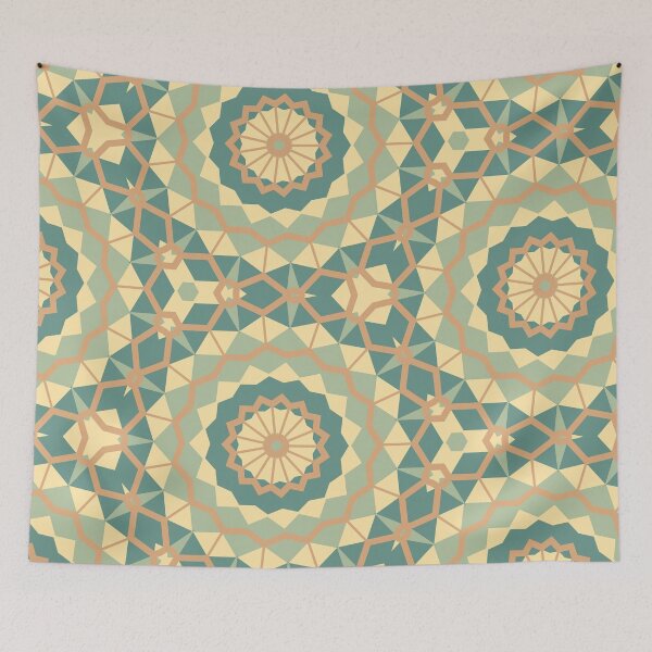 Item preview, African Southwestern Textile - Aztec Hawaiian Tiki   - Retirement Gifts designed and sold by RoyalStarsPatts.