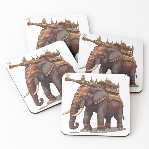 Item preview, Steampunk Elephant T-Shirt | Victorian War Machine designed and sold by DmaarGroup.