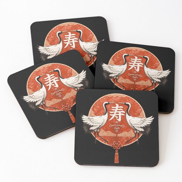 Item preview, Crane Longevity Seal – Japanese Tsuru Symbol Design designed and sold by OblivionRise.