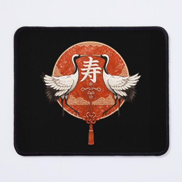 Item preview, Crane Longevity Seal – Japanese Tsuru Symbol Design designed and sold by OblivionRise.