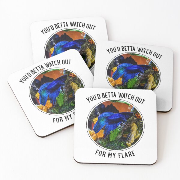 Item preview, You'd Betta Watch Out for My Flare Blue Fighting Fish designed and sold by Massara6.