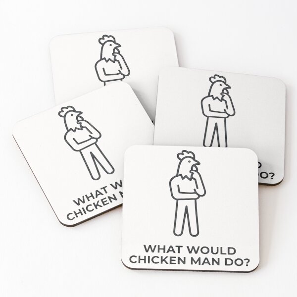 Item preview, Chicken man thinking designed and sold by Chicken Man Designs.