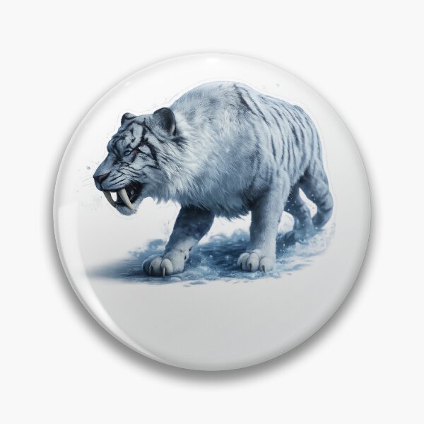 Item preview, Prowling Saber-Toothed Tiger Ancient Predator designed and sold by Farheen786.