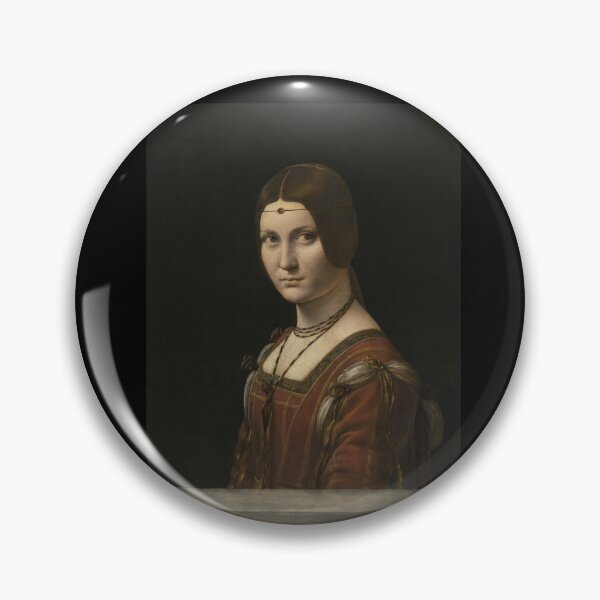 Item preview, portrait-of-an-unknown-woman-incorrectly-known-as-la-belle-ferronniere designed and sold by artofuniverse.